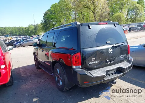 2014 Nissan Armada Platinum из США, поврежденный, VIN 5N1BA0NF9EN611444